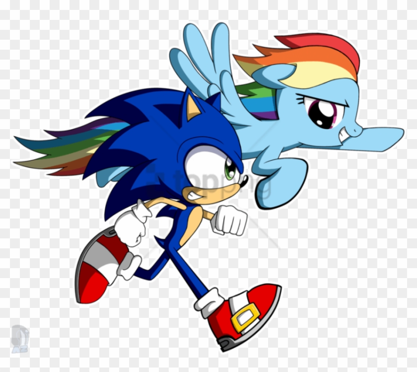 Free Png Fastest Friends Forever By Az Derped Unrn - Unicorn Sonic The Hedgehog Clipart #2806733