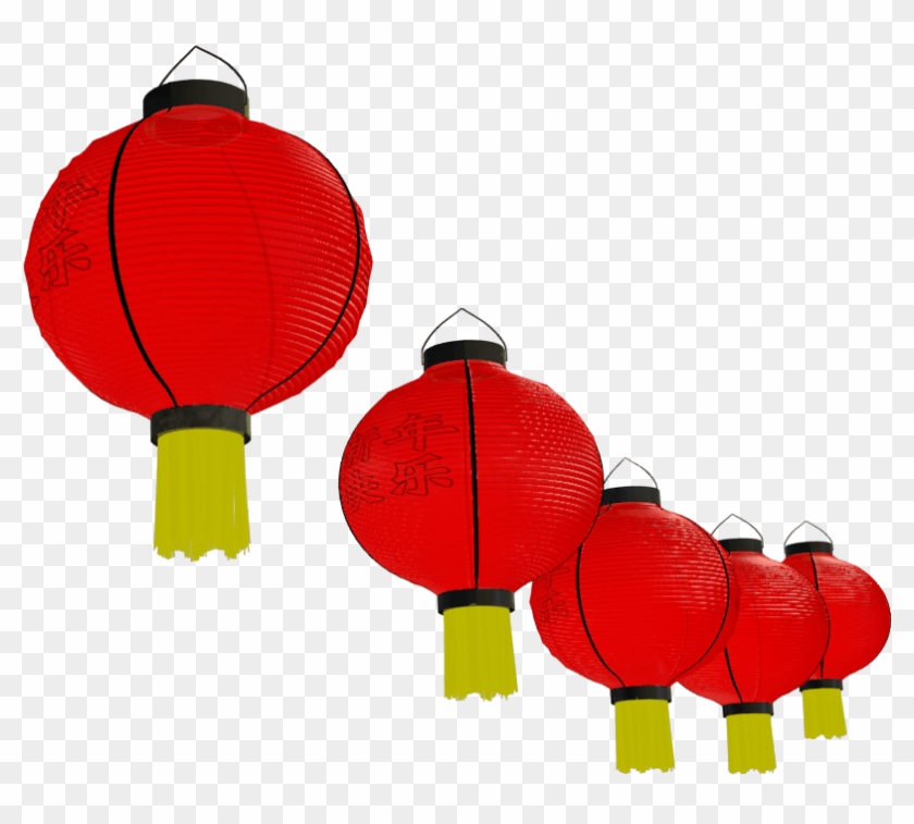 Chinese Lantern - Transparent Background Red Chinese Lantern Png Clipart #2807172
