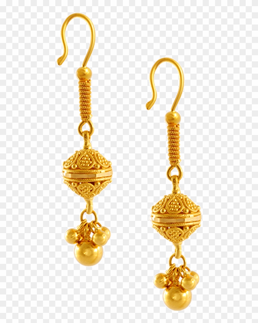 Chandra Jewellers 22k Yellow Gold Earrings - Earring Pc Chandra Jewellers Clipart