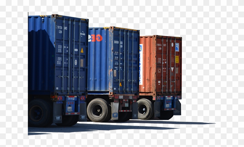 Houston Freight Station - Trailer Truck Clipart #2807588