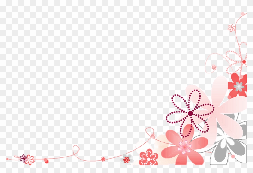 Pink Flower Background Png - Pink And White Flower Png Clipart