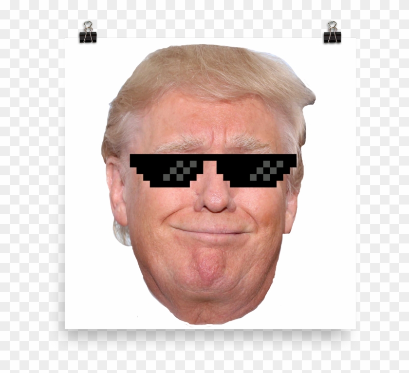 Trump Thug Life Wall Poster - Donald Trump Clipart