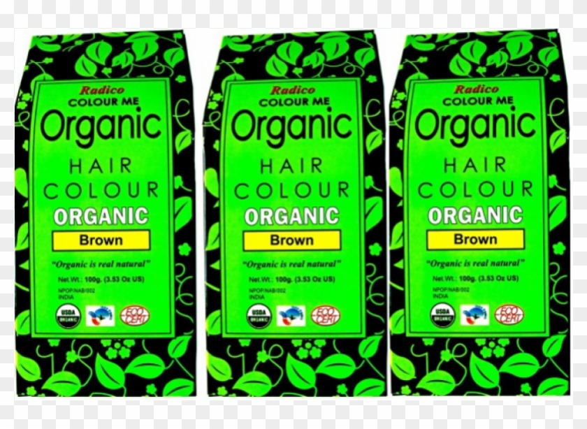Radico Organic Hair Colour Powder Light Brown 100g Clipart #2808741