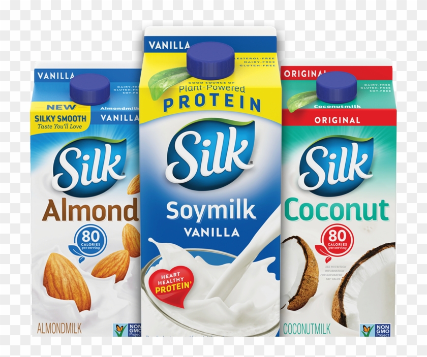 Silk Allergen Safety - Almond Milk Unsweetened Original Clipart #2809123