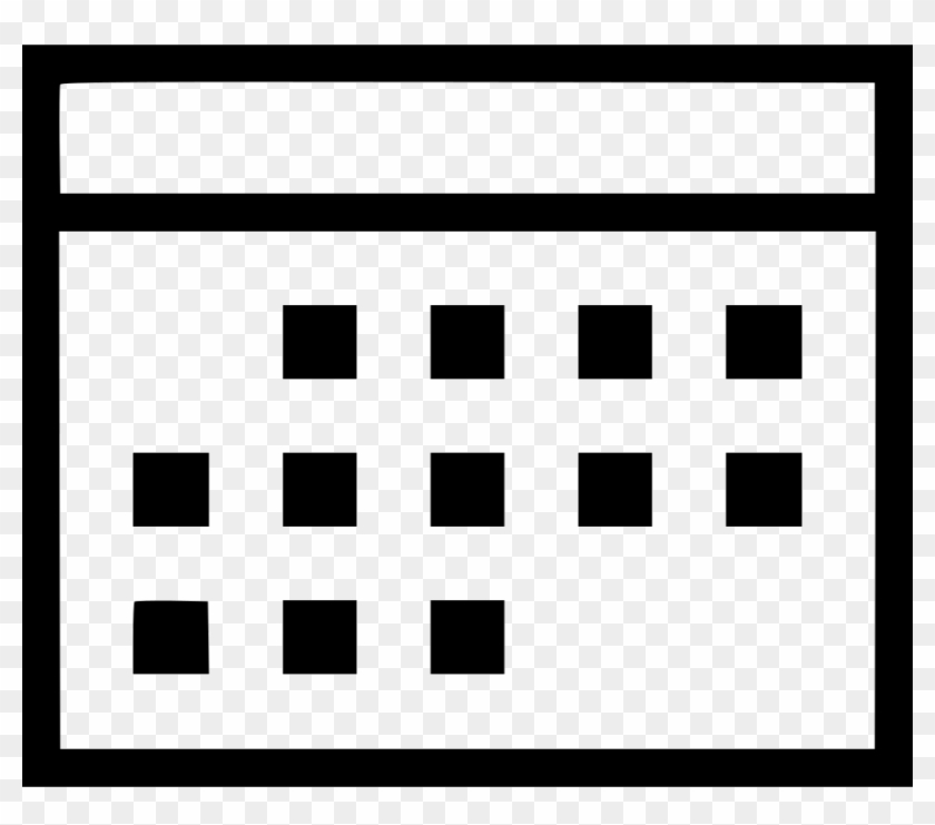 Png File Svg - Calendar Vector Icon Png Clipart #2810046