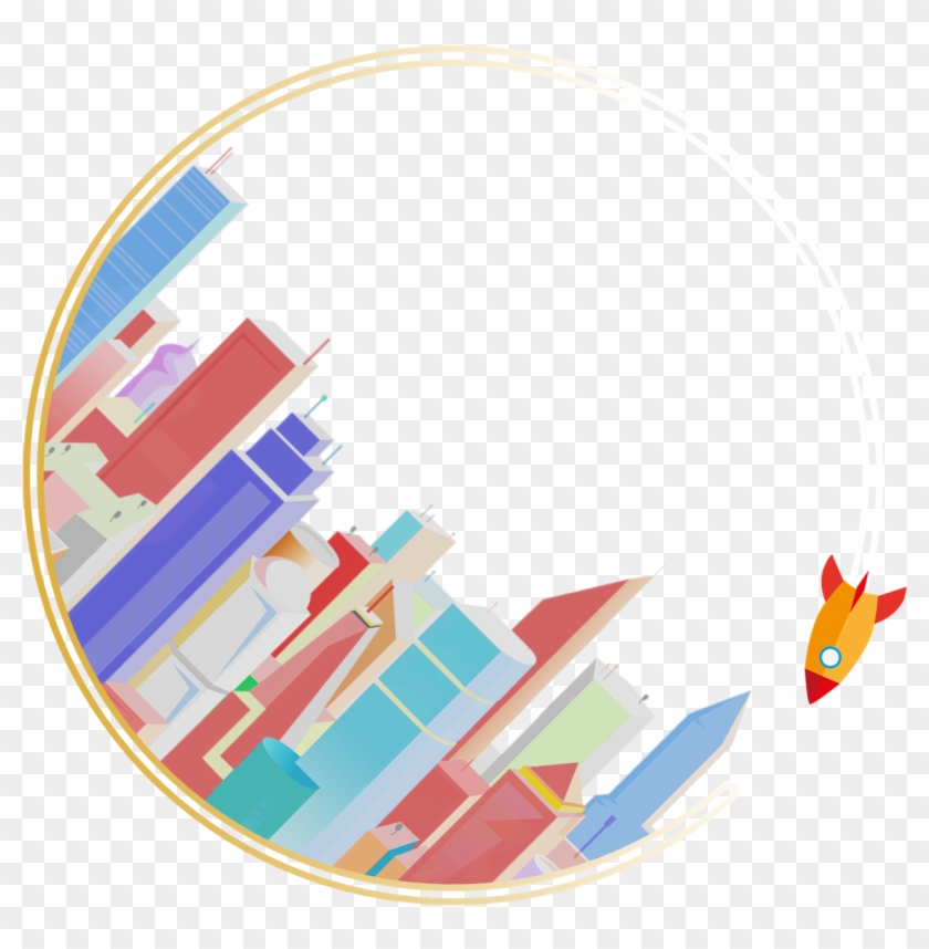 Cot City Circle - Boat Clipart #2810047