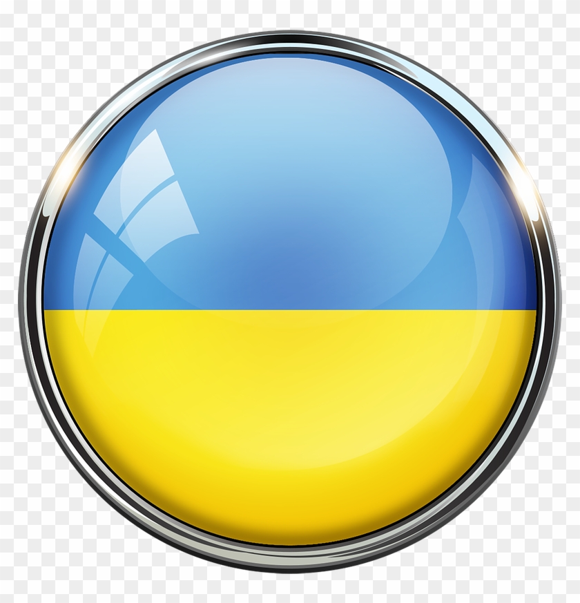 Country Flag National Free Image Png Image - 512 X 512 Logos Ukraine Clipart #2810344