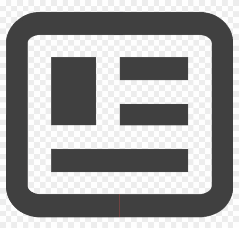 News, Newspaper, Paper Icon Icon In Png File - ไอคอน ประวัติ ส่วนตัว Png Clipart