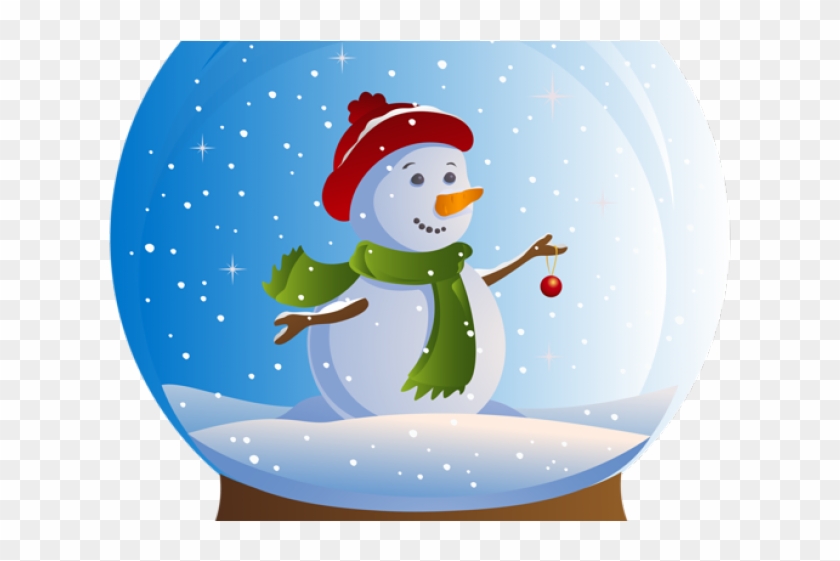Globe Clipart Rustic - Clip Art Snow Globe - Png Download
