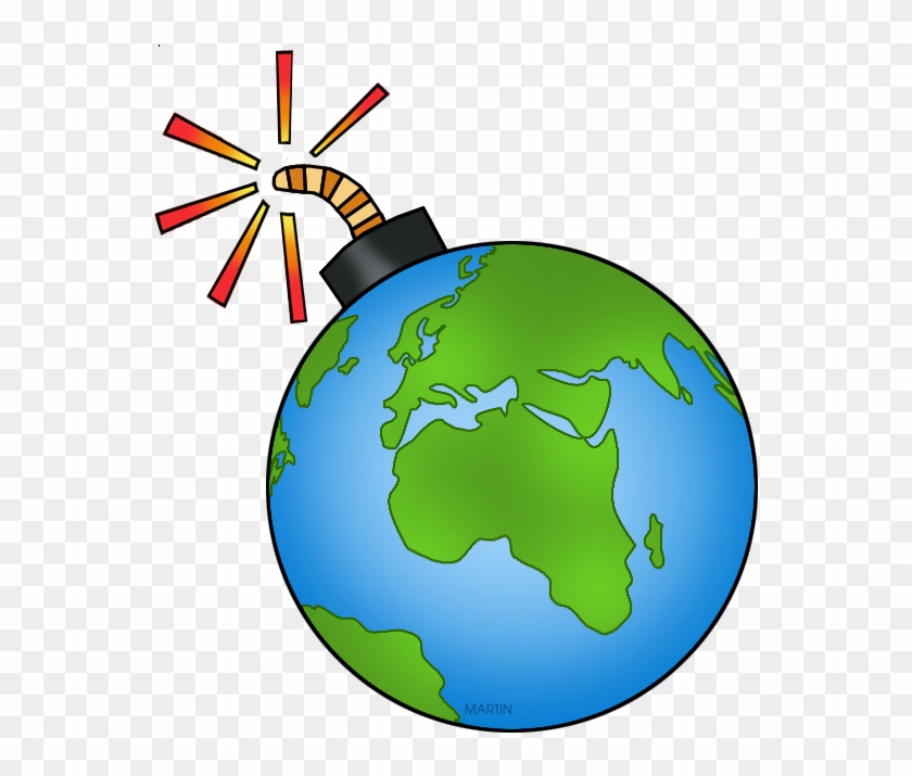 Globe Clipart Earth Globe World - Clipart Images Of Terrorism - Png Download #2810638