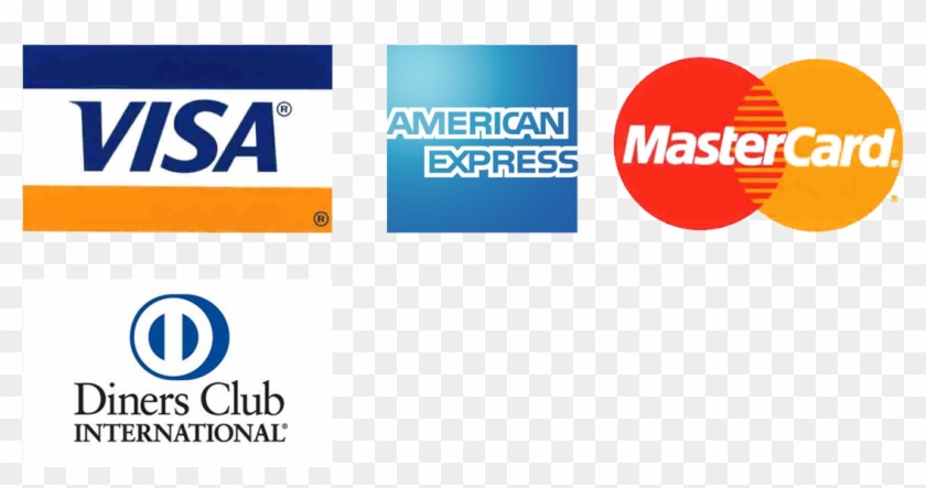 Visa Mastercard American Express - Visa Mastercard American Express Diners Club Clipart #2810707