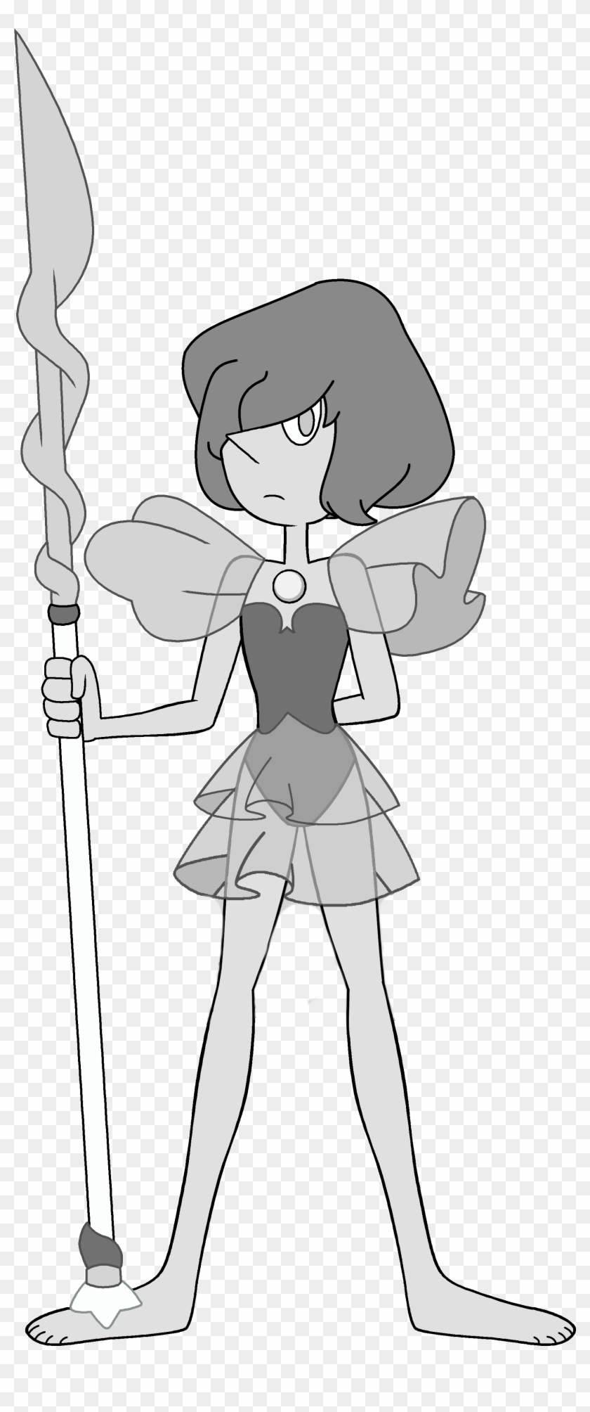 Grey Pearl By Theetis 2 - Grey Pearl Steven Universe Clipart