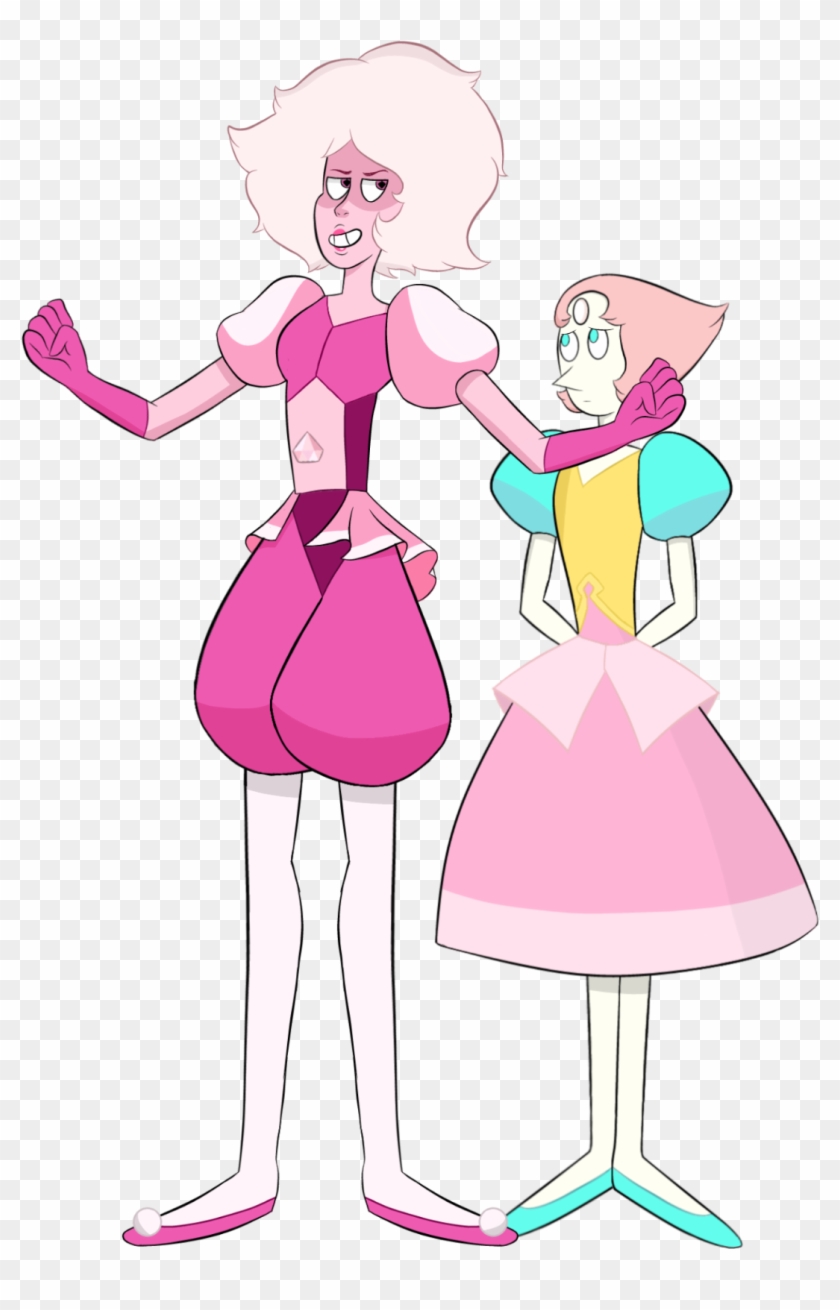 A Diamond And Her Pearl Color Palette Inspired From - Steven Universe Pearl Pink Diamond Clipart