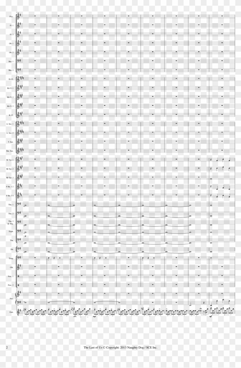 [the Last Of Us] - Zelda Majora's Mask Clock Town Theme Tenor Sax Sheet Clipart