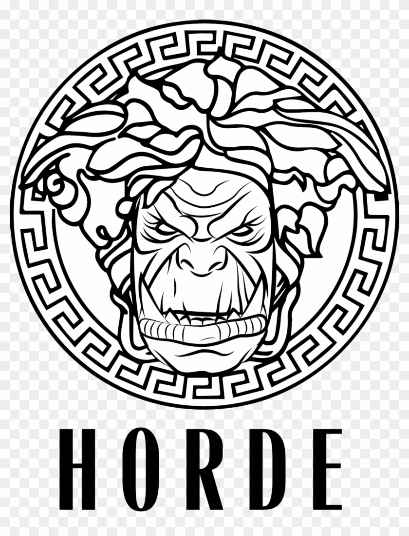 Famous Logo That Represents One Company Or Group, In - Versace Logo Svg Clipart