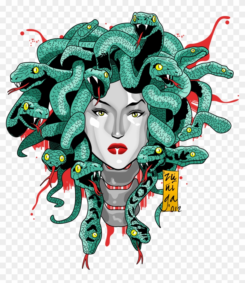 Medusa Myth Transparent Background Clipart