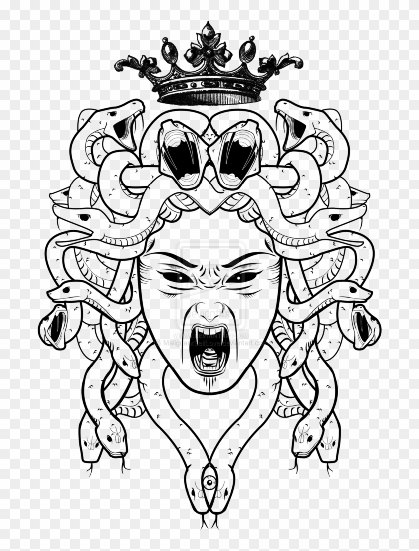 Medusa Vector Png Clipart #2811287