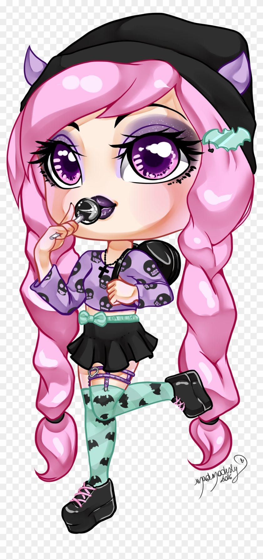 Pastel Goth Madmodestys Blog Png Pastel Goth Wordpress - Pastel Goth Bone Hair Clip Transparent Png #2811326