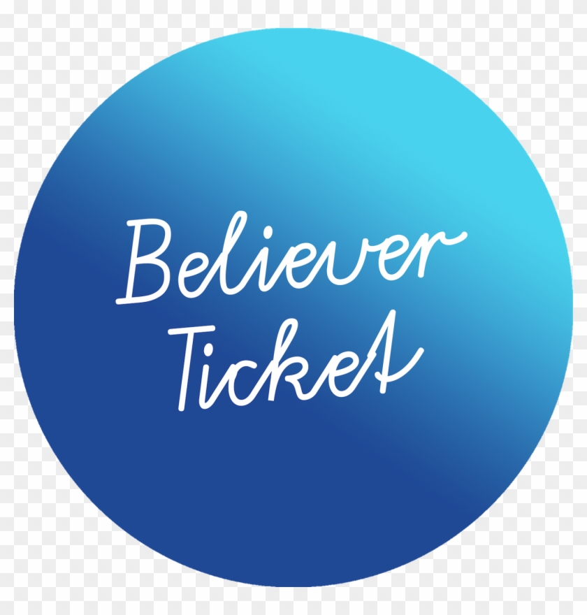 Believer Ticket2 Icon - Circle Clipart