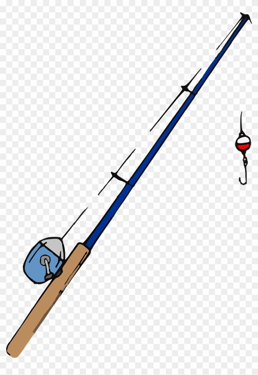 Fishing Rod Fishing Rod Png Image - Fishing Pole With Hook Clipart #2811923