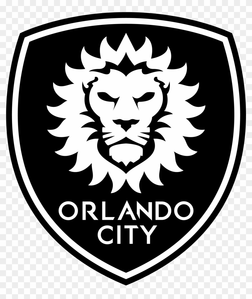 Orlando City Sc Logo Black And White - Orlando City Soccer Logo Clipart