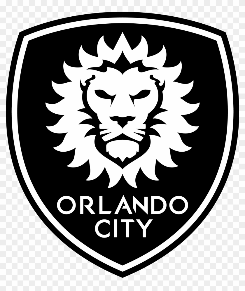 Orlando City Sc Logo Black And White - Orlando City Soccer Logo Clipart