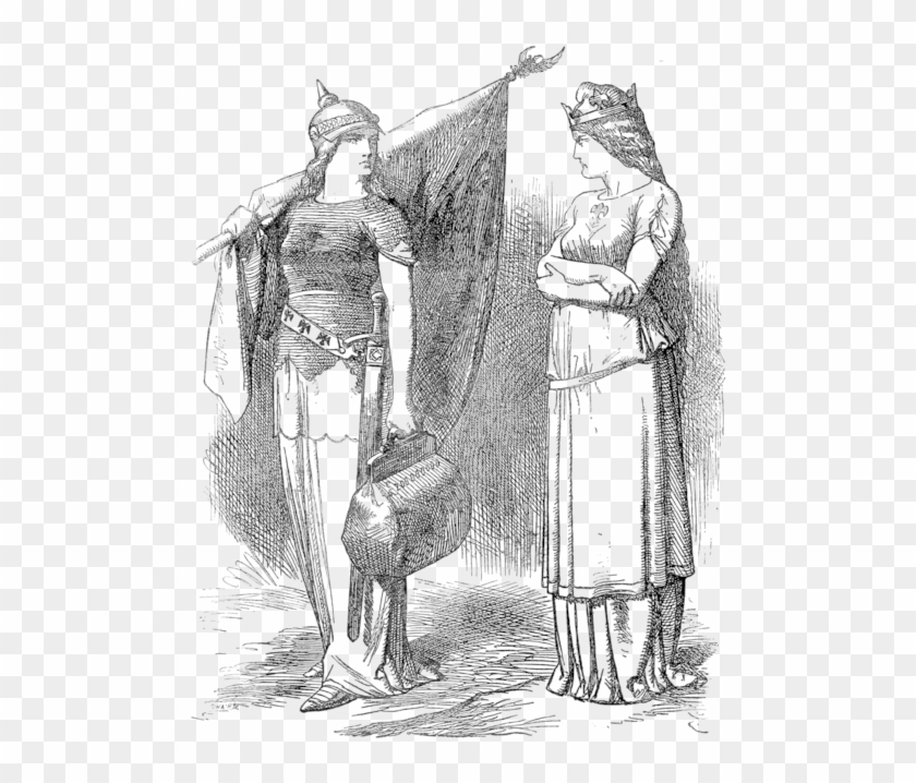 Punch's History Of The Great War P22 - John Tenniel Au Revoir Clipart #2812452