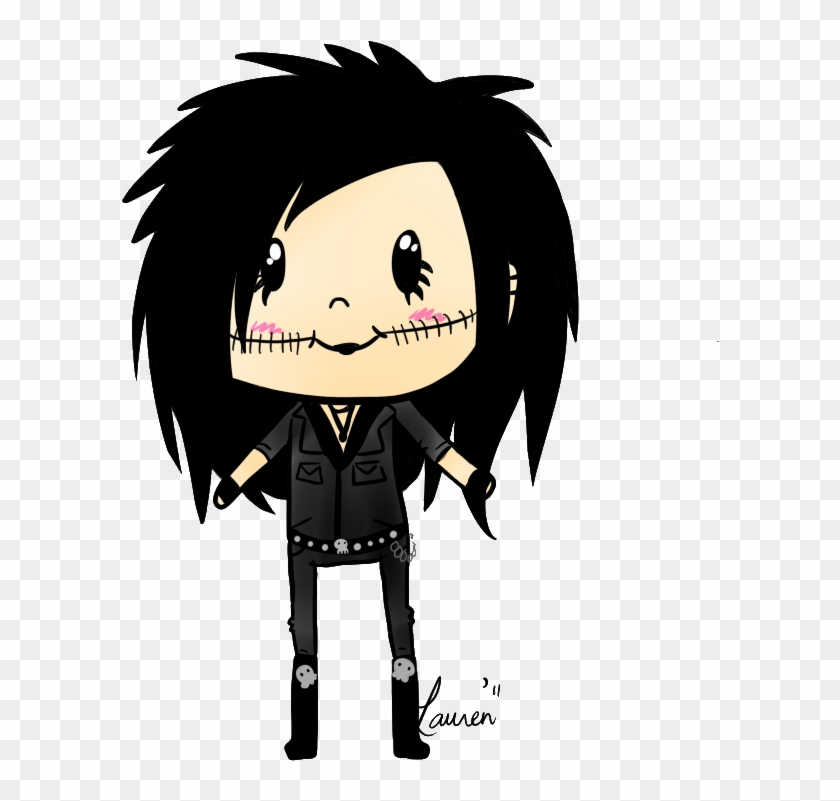 Andy Biersack Cartoon - Cartoon Clipart #2812550