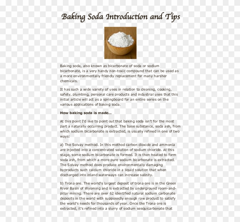 Pdf - Baking Soda Clipart