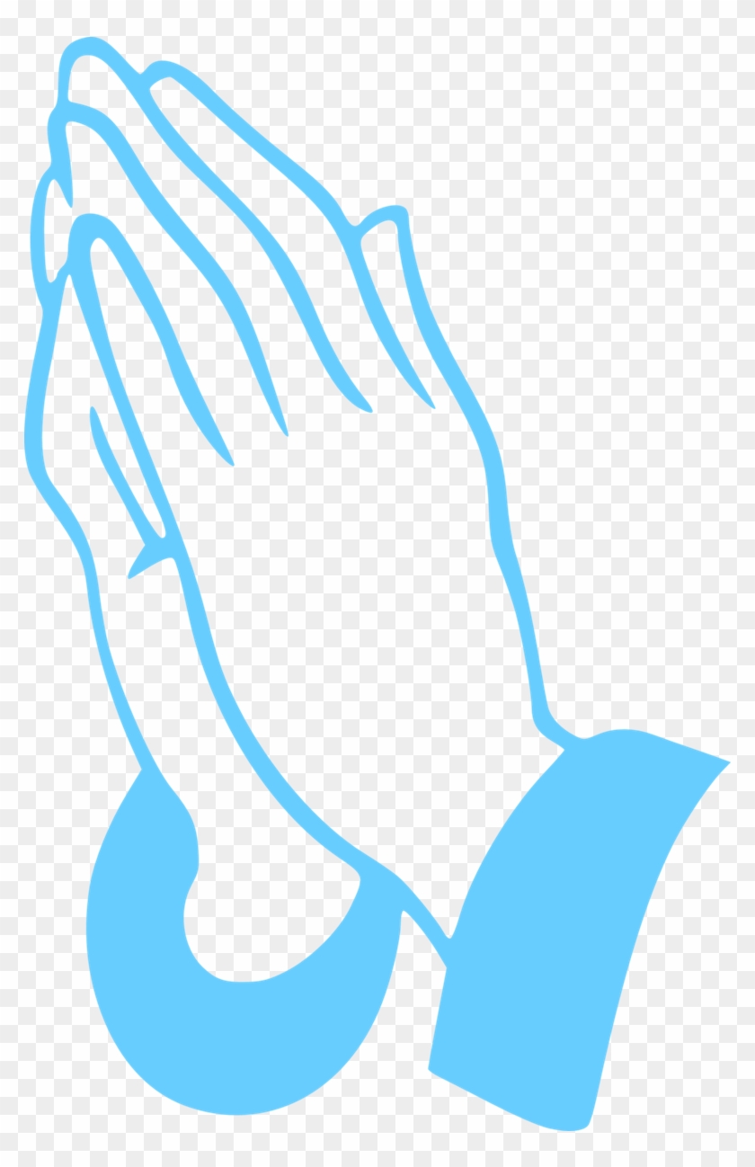 Praying Hands, Prayer, Religion, Blue, Area Png Image - Praying Hands Clipart Transparent Png #2813049