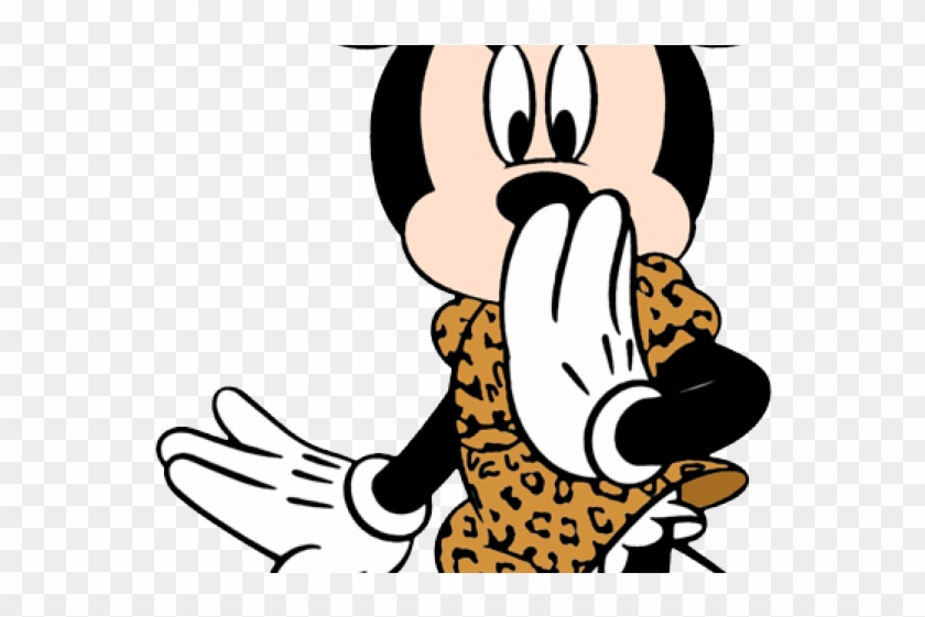 Leopard Clipart Animal Print - Minnie Mouse Animal Print - Png Download