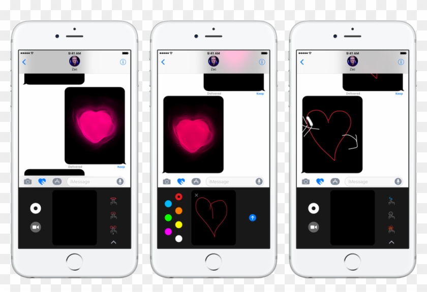 How To Send Love Screen Effect Handwritten - Iphone Clipart