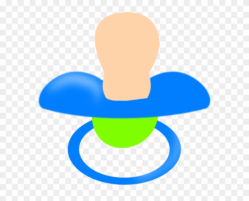 How To Set Use Blue Pacifier Svg Vector - Pacifier Clipart - Png Download