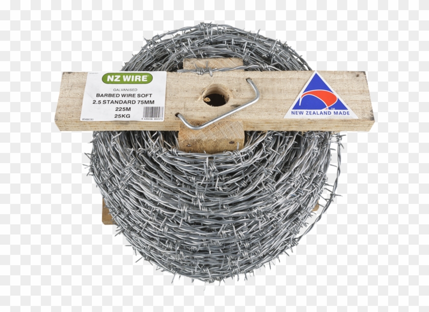 Nz Wire Low Tensile Standard Barbed Wire 75mm - Barbed Wire Clipart #2814311