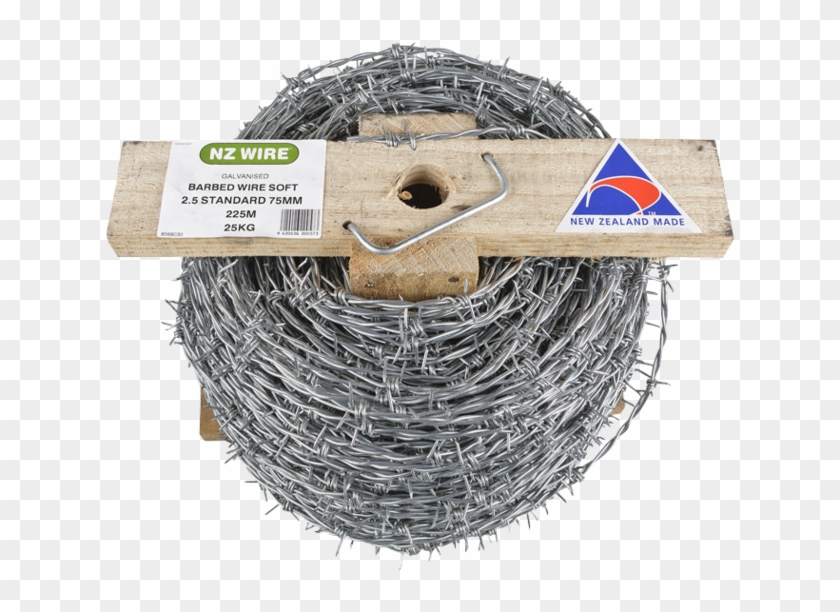 Nz Wire Low Tensile Standard Barbed Wire 75mm Barbed Wire Clipart