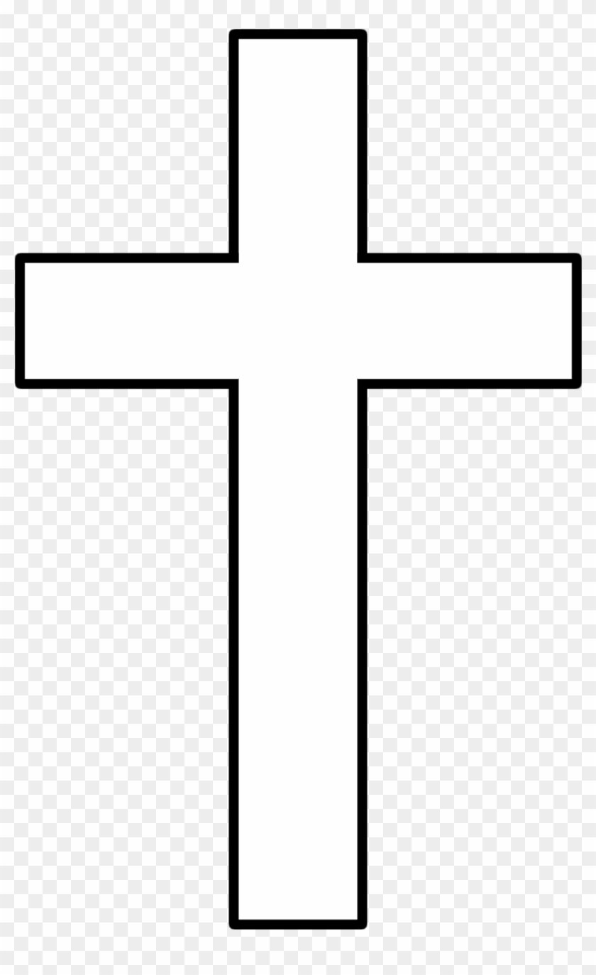 100% Transparent Background - White Cross Transparent Background Clipart