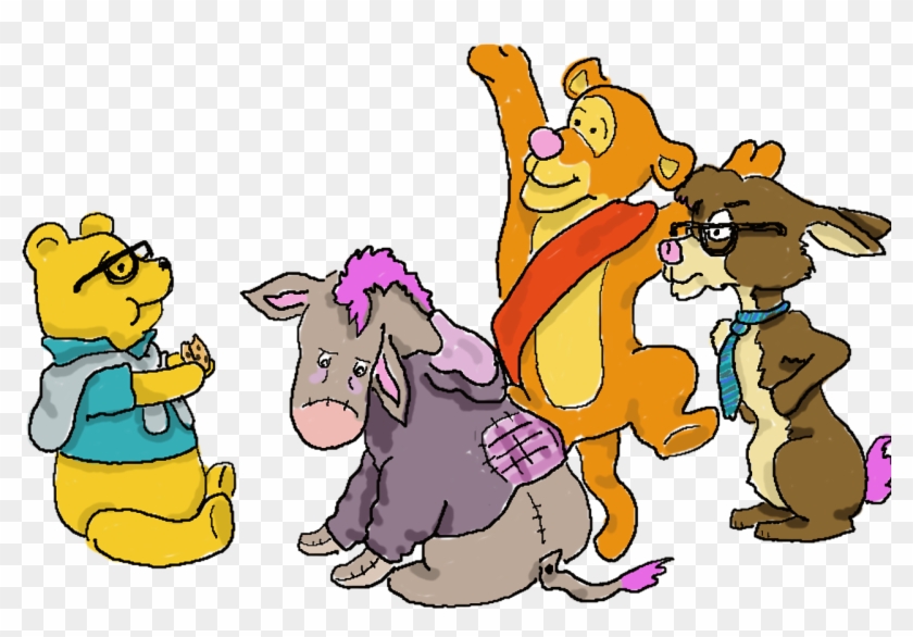Because Virgil Would Obviously Be Eeyore - Human Winnie The Pooh Characters Clipart