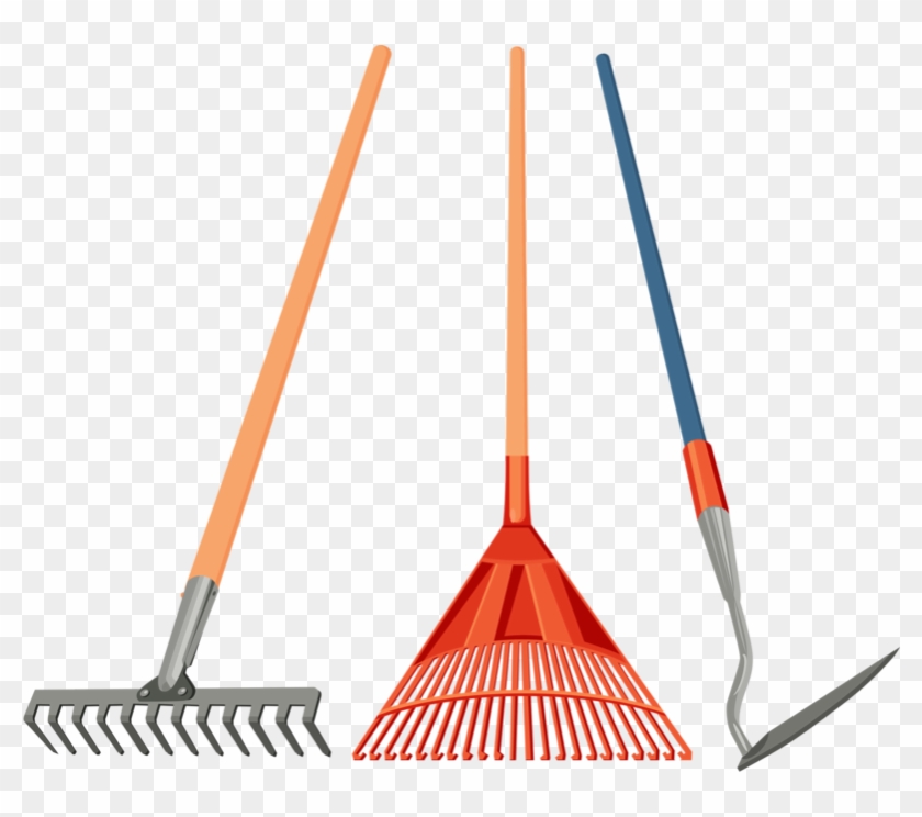 Rake Cartoons Png , Png Download - Herramientas Jardinero Clipart