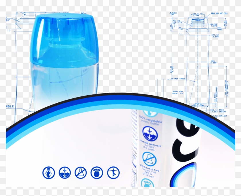 Structure Is The Primary Design Component - Core Water Bottle Cap Clipart