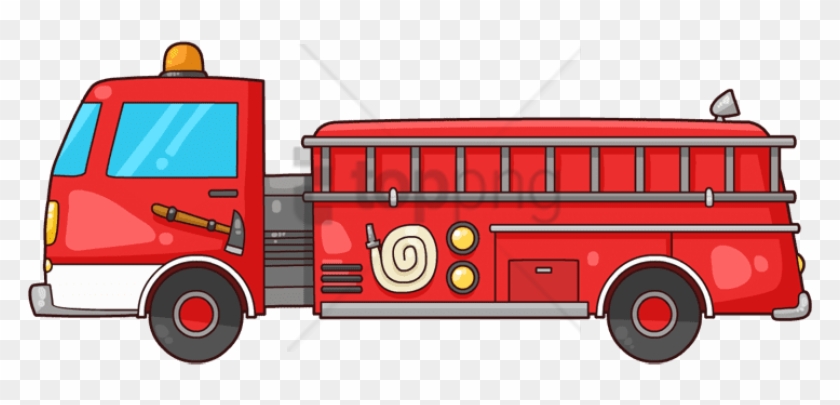 Free Png Download Cartoon Fire Truck Png Images Background - Fire Engine Clipart Transparent Png