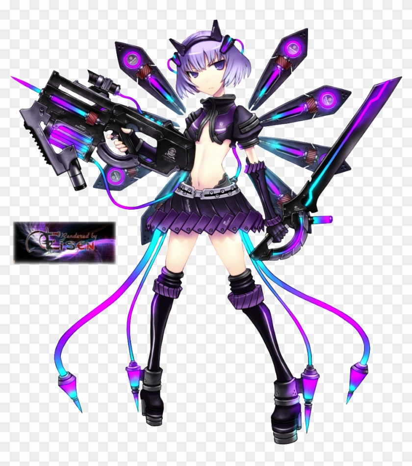 Photo Toxic - Anime Chemical Girl Clipart