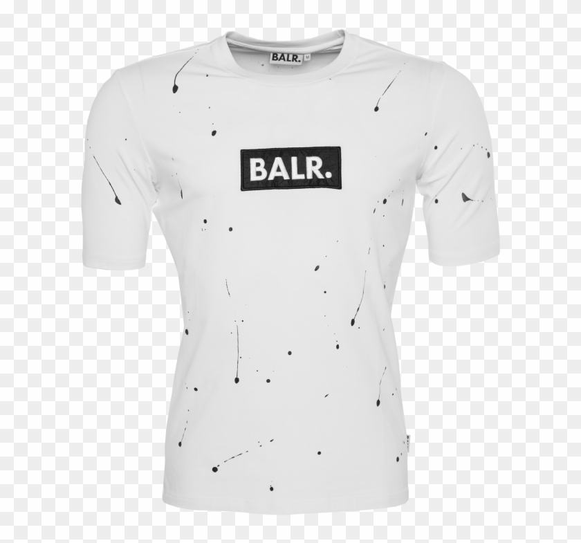 Paint Splatter T-shirt White - Active Shirt Clipart