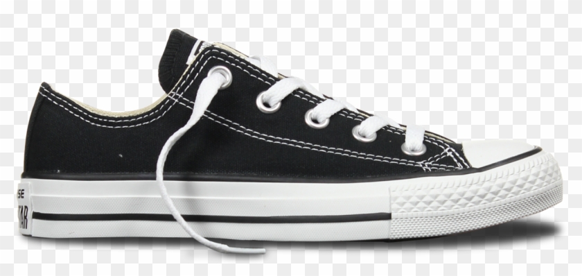 Converse Transparent Skate - Black And White Low Cut Converse Clipart #2817272