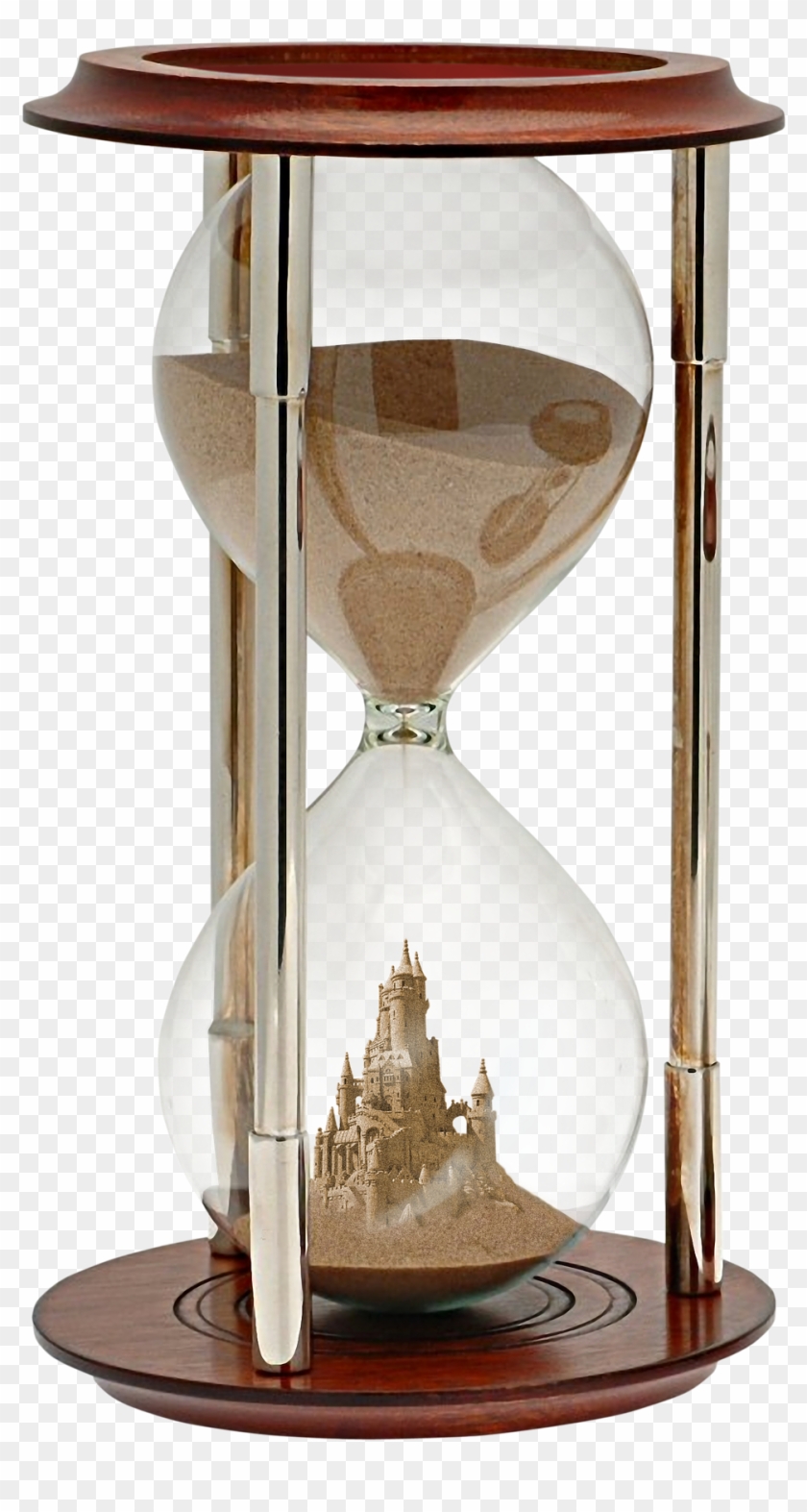 Hourglass Sand Castle Sand Time Png Image - Reloj De Arena Png Clipart #2817275