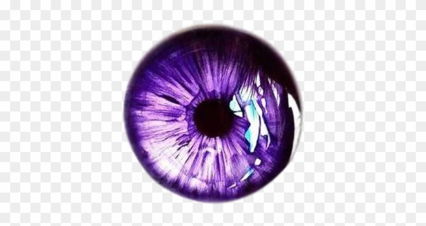 Color Iris Art - Purple Eye Colored Pencil Clipart #2817281