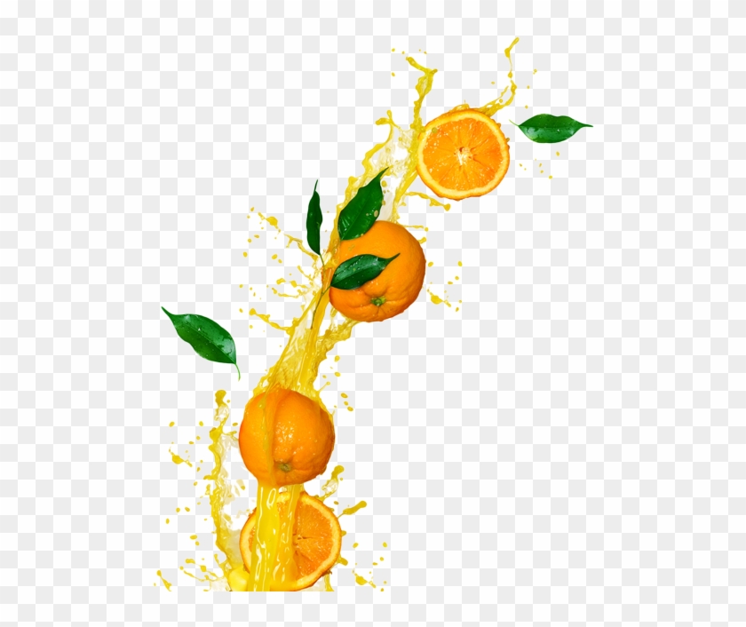 Com - Frühstück - Soy Juice - Drop Orange Juice Png - Fruit Juice Splash Png Clipart #2817663