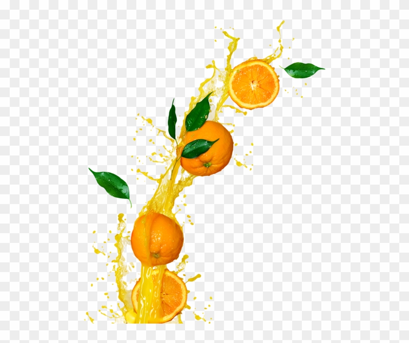 Com - Frühstück - Soy Juice - Drop Orange Juice Png - Fruit Juice Splash Png Clipart