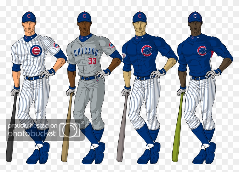 Chicago Cubs Uniforms Png - Atlanta Braves Uniforms Clipart