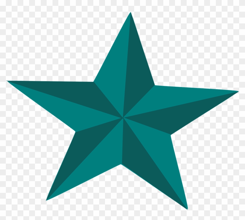 Blue Star 3d Png Image - Estrella 3d Png Clipart #2817893