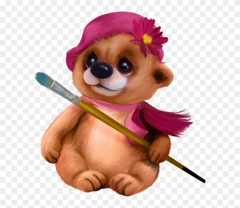 Tigger, Cute Cartoon Animals, Cartoon Art, Cute Teddy - Vos Pinceau Gif Clipart #2817980